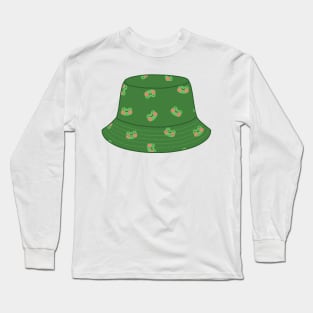 Bucket hat with frogs Long Sleeve T-Shirt